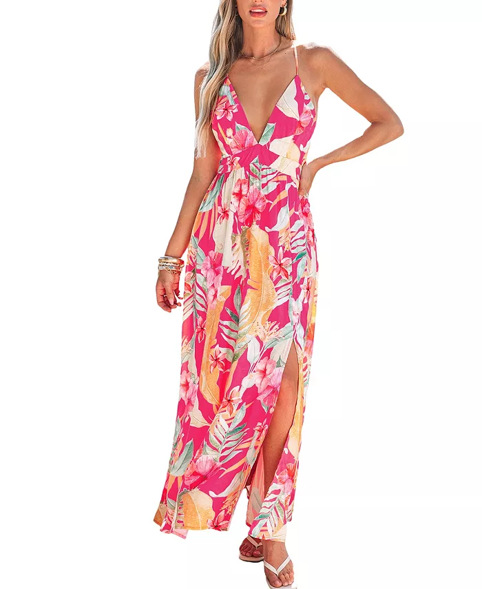 Женское пляжное макси-платье Serene Garden с цветочным принтом Cupshe, розовый
Женское пляжное макси-платье Serene Garden с цветочным принтом Cupshe, розовый