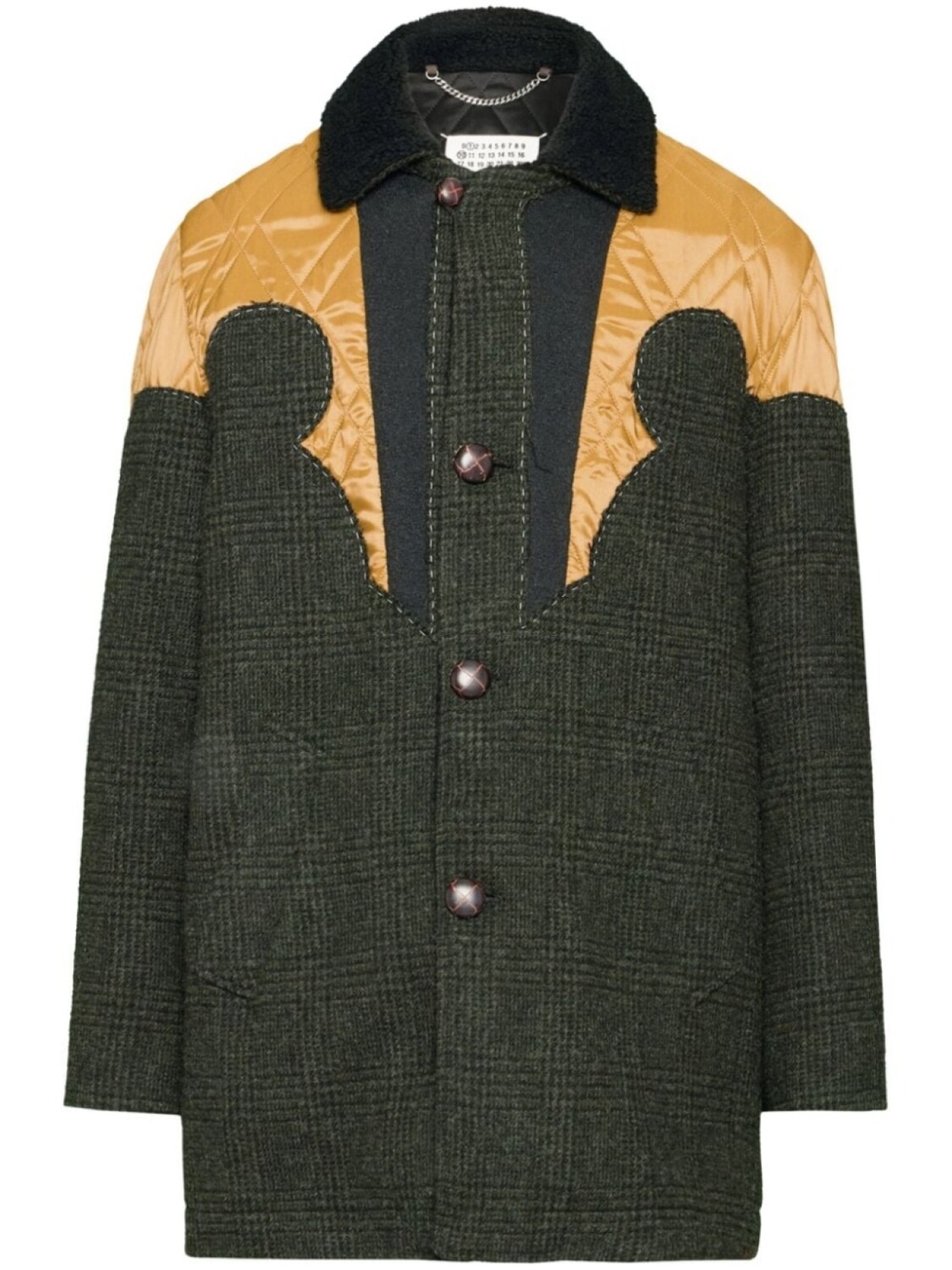 Maison Margiela куртка в клетку Prince of Wales, зеленый 
Maison Margiela куртка в клетку Prince of Wales, зеленый