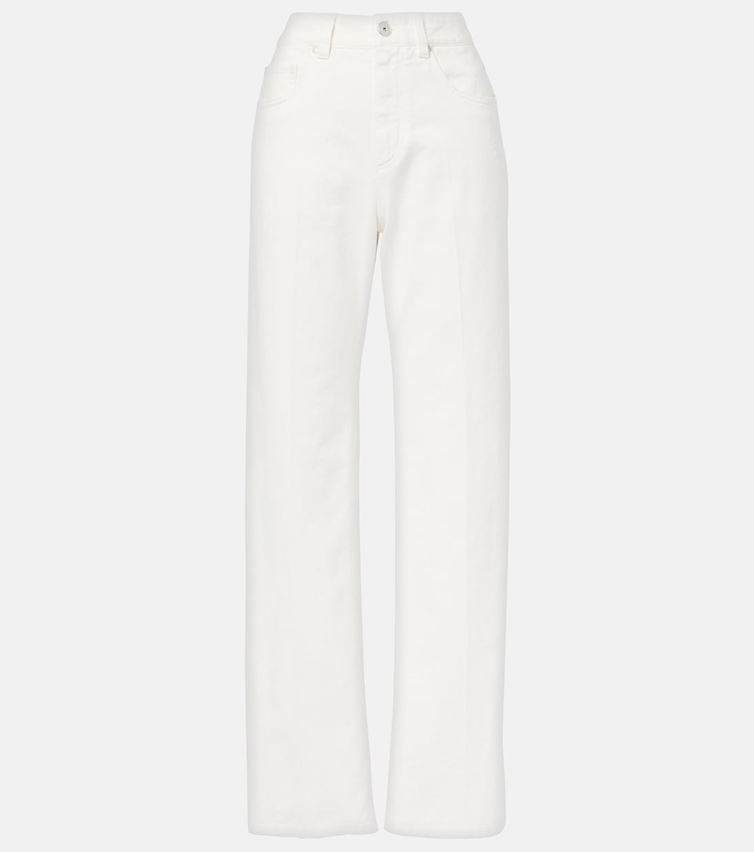 Джинсы со средней посадкой и широкими штанинами Brunello Cucinelli, Naturale
Джинсы со средней посадкой и широкими штанинами Brunello Cucinelli, Naturale