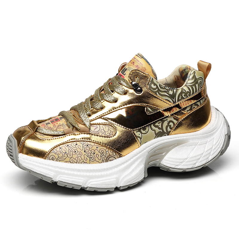 Нескользящие, износостойкие, легкие низкие кроссовки на массивной подошве, мужские, золотистые I.30, Gold
Нескользящие, износостойкие, легкие низкие кроссовки на массивной подошве, мужские, золотистые I.30, Gold