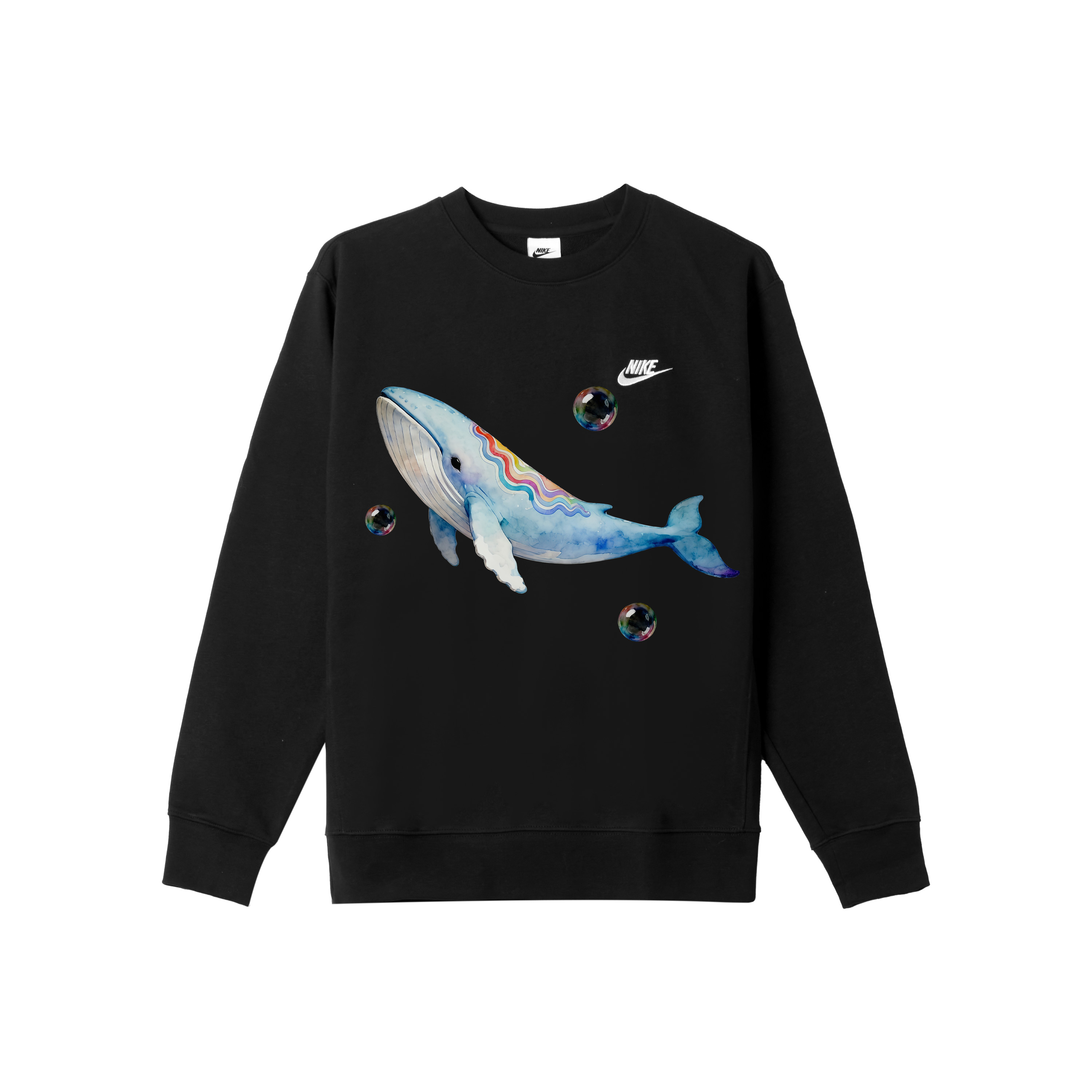 Nike Свитшот мужской черный с круглым вырезом, умеренно свободный, обычный крой
Nike Свитшот мужской черный с круглым вырезом, умеренно свободный, обычный крой