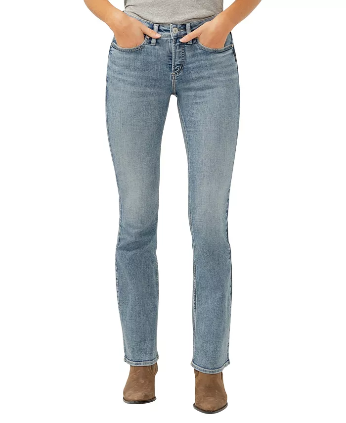 Женские джинсы Suki Curvy Fit Slim Bootcut со средней посадкой Silver Jeans Co., синий
Женские джинсы Suki Curvy Fit Slim Bootcut со средней посадкой Silver Jeans Co., синий