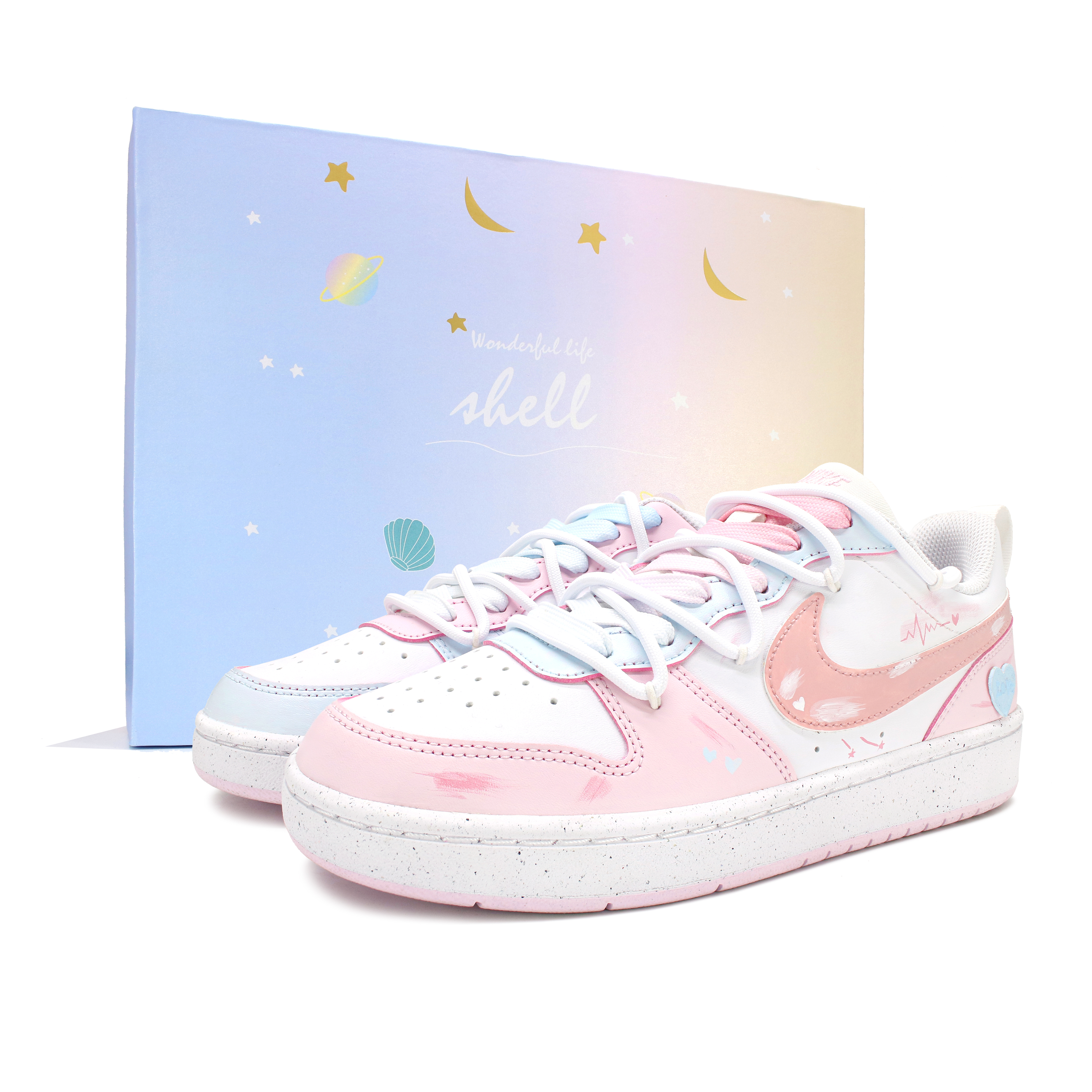 Кроссовки для скейтбординга Court Borough Low с противоскользящей подошвой и устойчивостью к истиранию, низкие, для детей и подростков Nike, синий/розовый
Кроссовки для скейтбординга Court Borough Low с противоскользящей подошвой и устойчивостью к истиранию, низкие, для детей и подростков Nike, синий/розовый