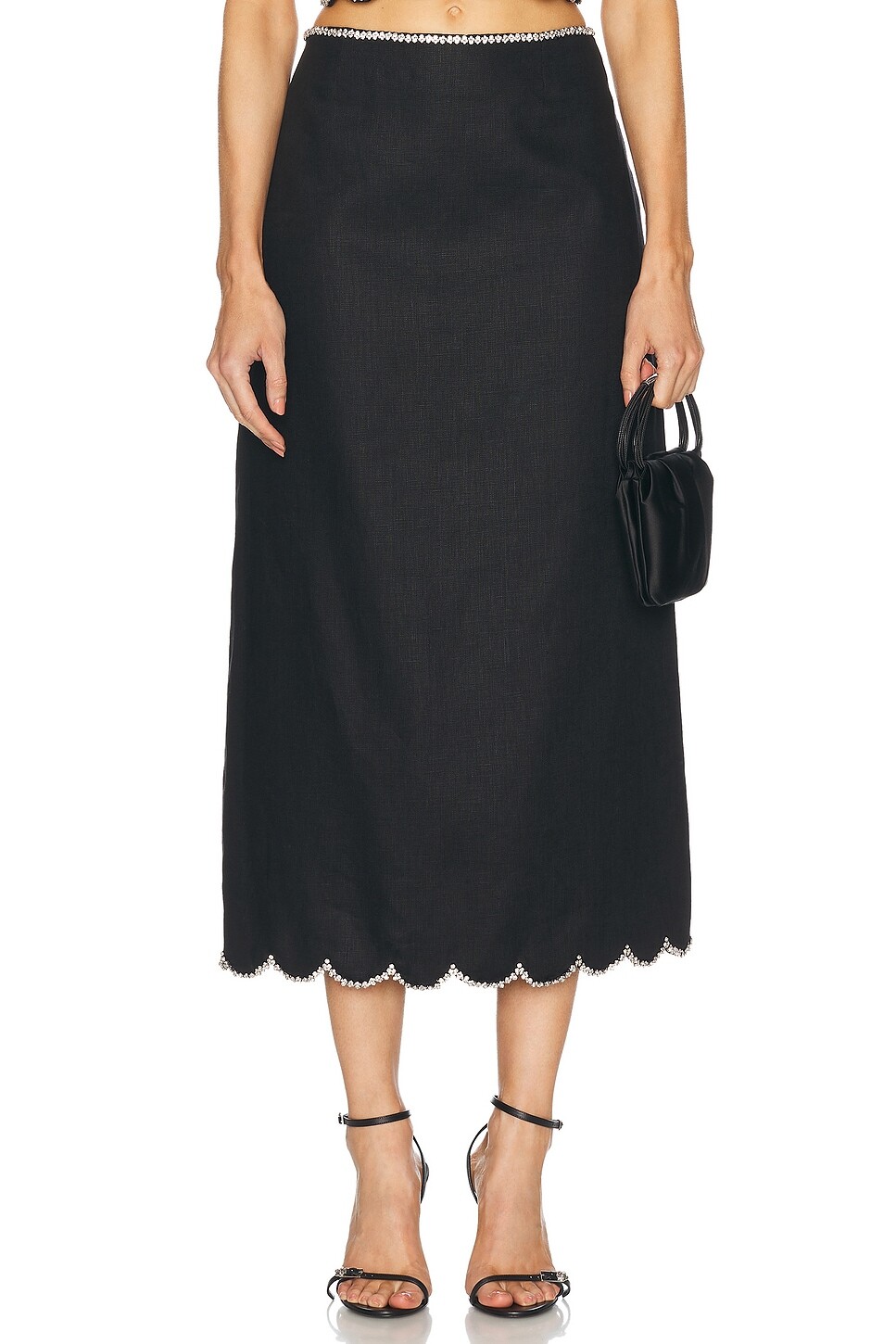 Юбка-миди с зубцами Crush Zimmermann, черный
Юбка-миди с зубцами Crush Zimmermann, черный