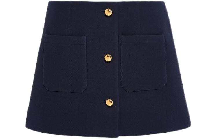 Повседневная юбка женская темно-синяя Prada
Повседневная юбка женская темно-синяя Prada