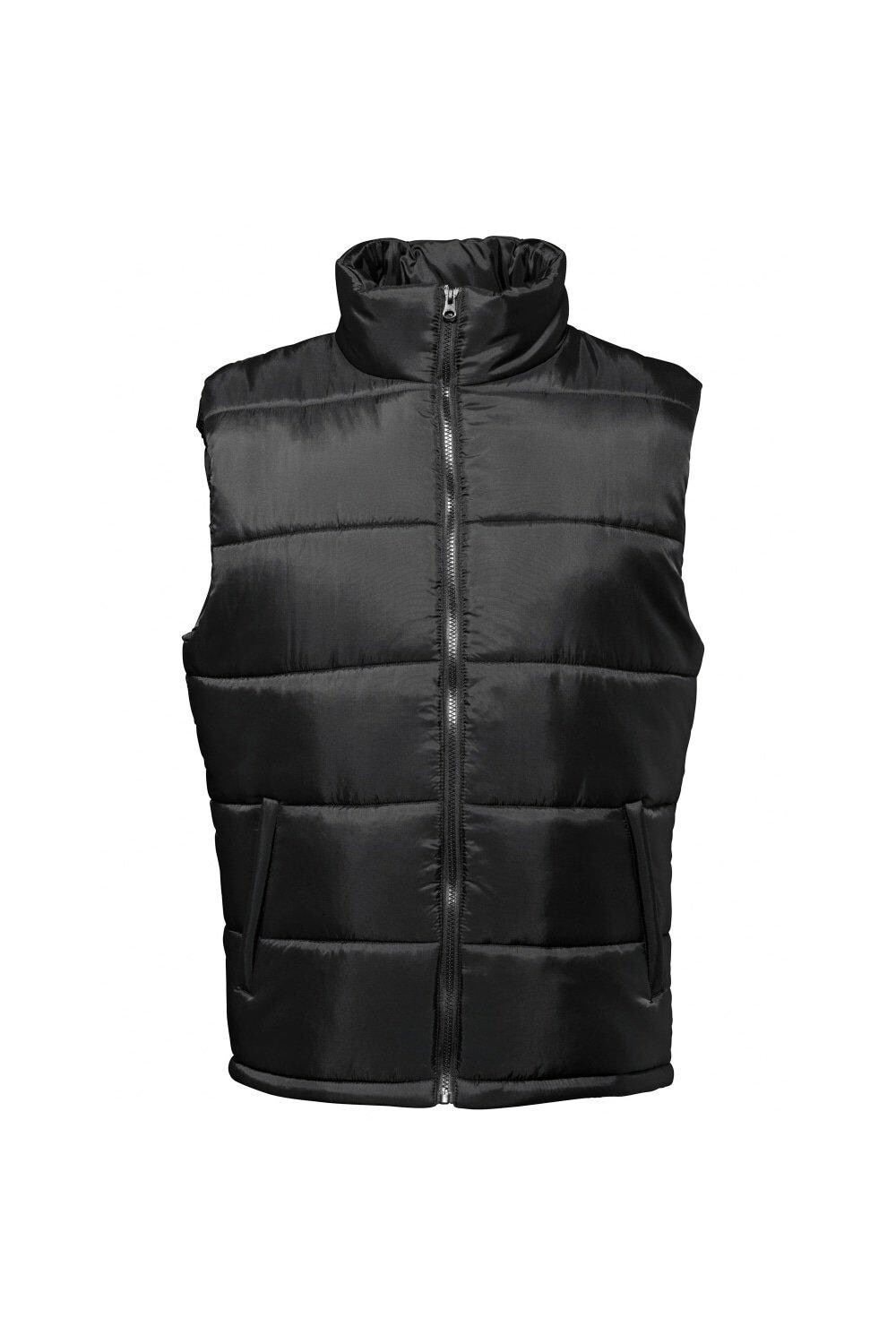 Однотонная утепленная куртка-жилет 2786, черный
Однотонная утепленная куртка-жилет 2786, черный