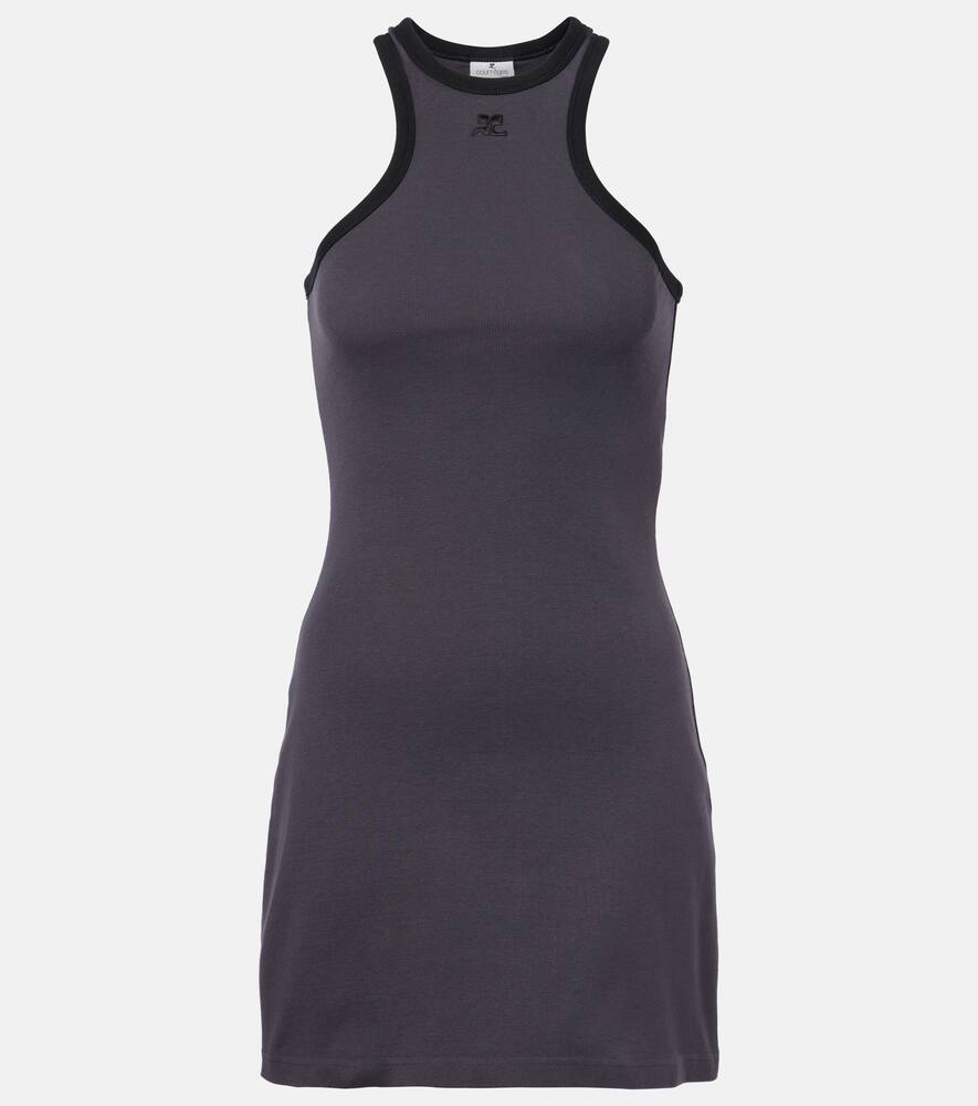 Хлопковое джерси мини-платье Courrèges, Denim-Black
Хлопковое джерси мини-платье Courrèges, Denim-Black