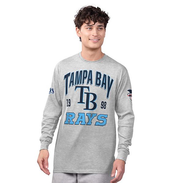 Мужской набор из двух футболок Tampa Bay Rays: длинный рукав и короткий рукав, цвет хизер-серый/темно-синий Starter
Мужской набор из двух футболок Tampa Bay Rays: длинный рукав и короткий рукав, цвет хизер-серый/темно-синий Starter