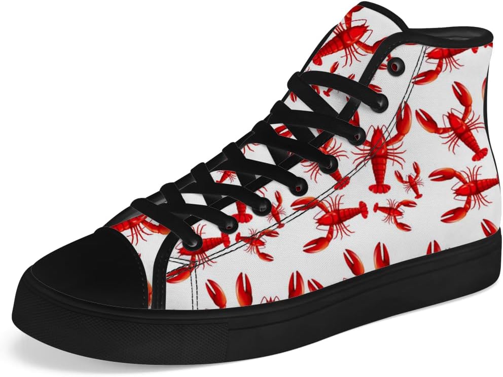 Высокие кеды на канве с изображением омара для мужчин и женщин, кеды с высокой шнуровкой, повседневная обувь, подарок для папы и мамы Chebing, красный
Высокие кеды на канве с изображением омара для мужчин и женщин, кеды с высокой шнуровкой, повседневная обувь, подарок для папы и мамы Chebing, красный