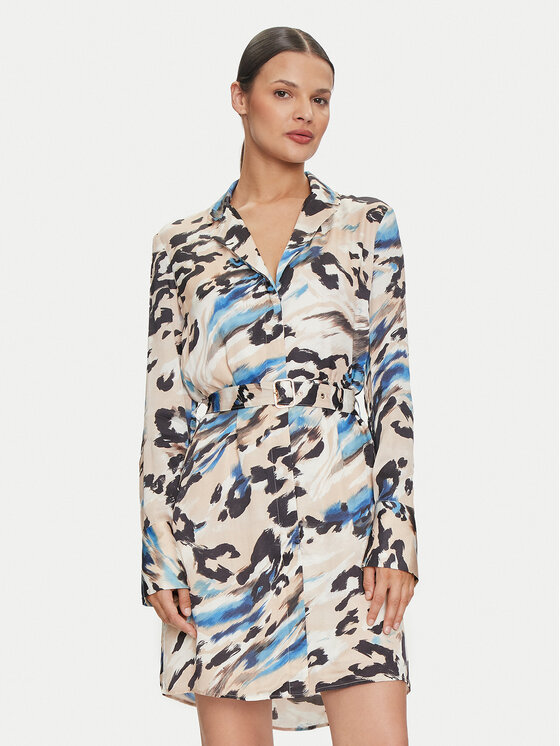 Платье-рубашка regular fit W4YK0E WGFU2 Guess, синий
Платье-рубашка regular fit W4YK0E WGFU2 Guess, синий