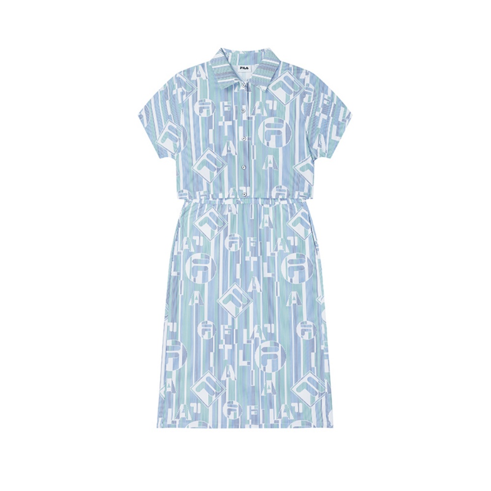 FILA Женское платье Emerald с коротким рукавом и принтом по всей поверхности
FILA Женское платье Emerald с коротким рукавом и принтом по всей поверхности