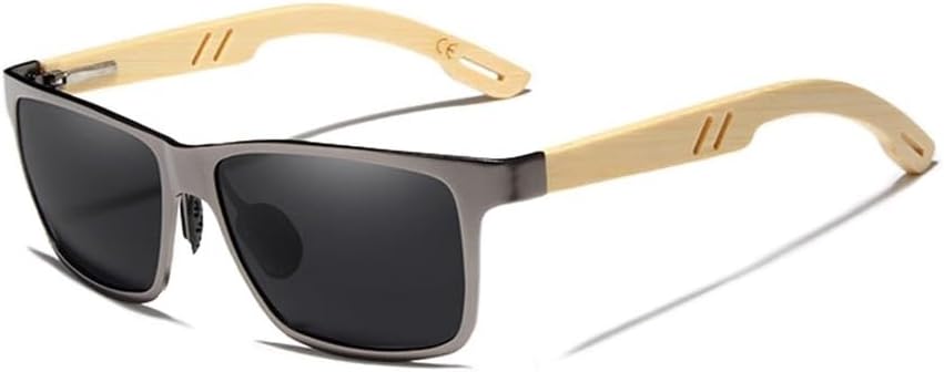 Поляризованные алюминиевые солнцезащитные очки для мужчин, бамбуковые, деревянные, ручной работы, модные, с защитой от УФ-излучения UV400, женские очки UJNHGQ, Gun Bamboo
Поляризованные алюминиевые солнцезащитные очки для мужчин, бамбуковые, деревянные, ручной работы, модные, с защитой от УФ-излучения UV400, женские очки UJNHGQ, Gun Bamboo