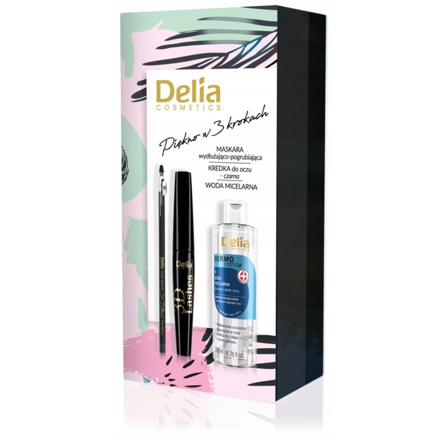 Подарочный набор для глаз DELIA: тушь для ресниц + черный карандаш + мицеллярная вода
Подарочный набор для глаз DELIA: тушь для ресниц + черный карандаш + мицеллярная вода