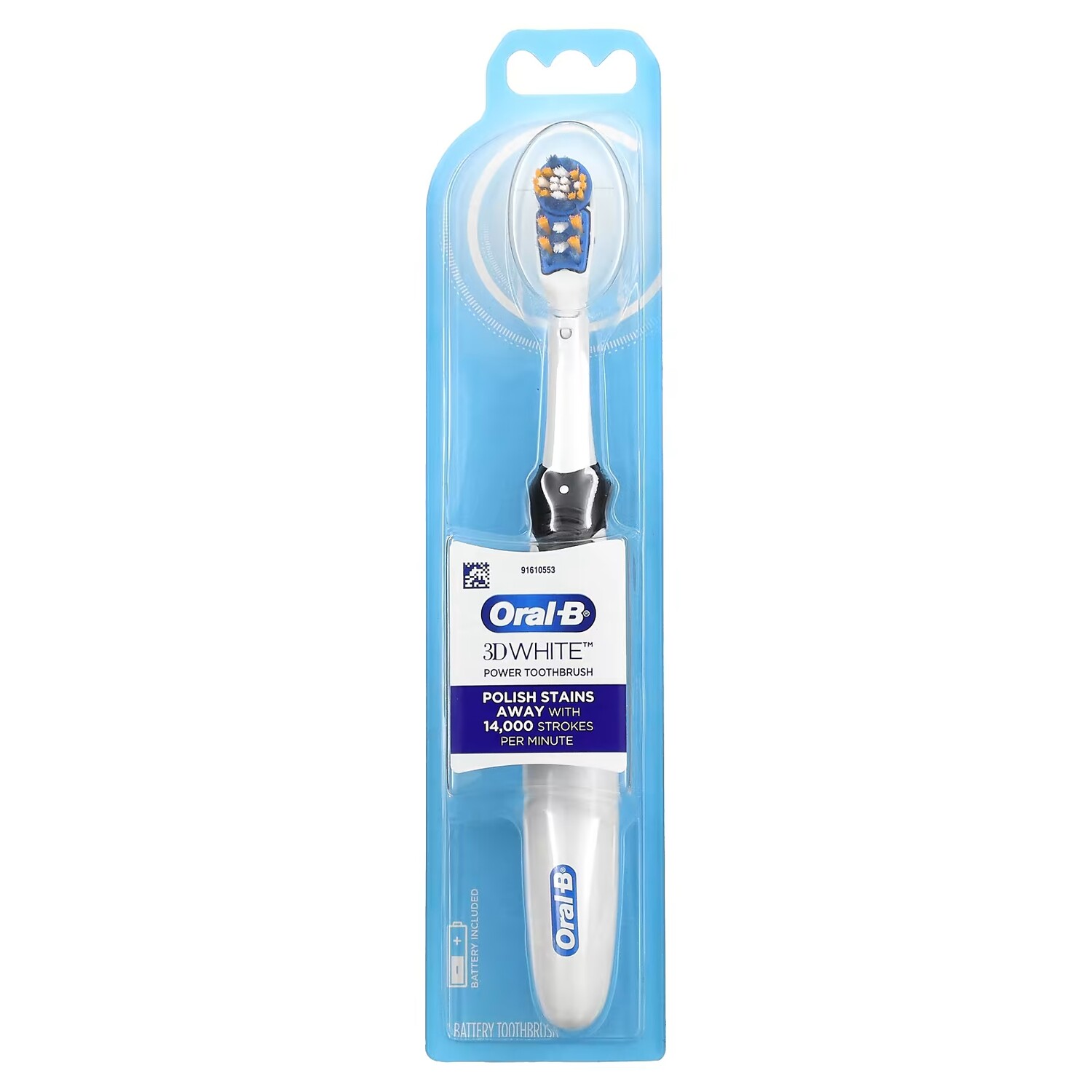 Зубная щетка Oral-B 3D White с питанием от батареек, 1шт.
Зубная щетка Oral-B 3D White с питанием от батареек, 1шт.