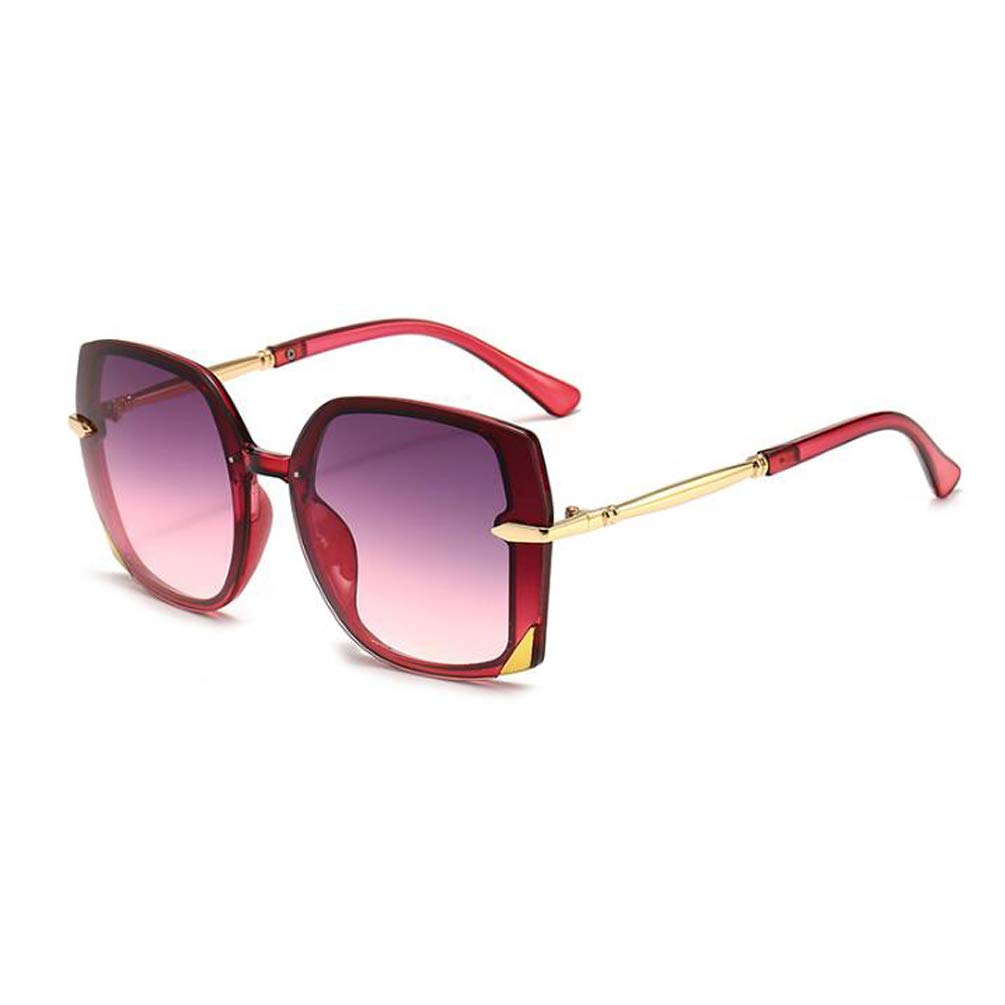 Женские модные солнцезащитные очки с крупными металлическими дужками, градиентной прозрачно-коричневой оправой (фиолетовая оправа, постепенно переходящая в фиолетовый цвет) Weloveushop, Purple
Женские модные солнцезащитные очки с крупными металлическими дужками, градиентной прозрачно-коричневой оправой (фиолетовая оправа, постепенно переходящая в фиолетовый цвет) Weloveushop, Purple