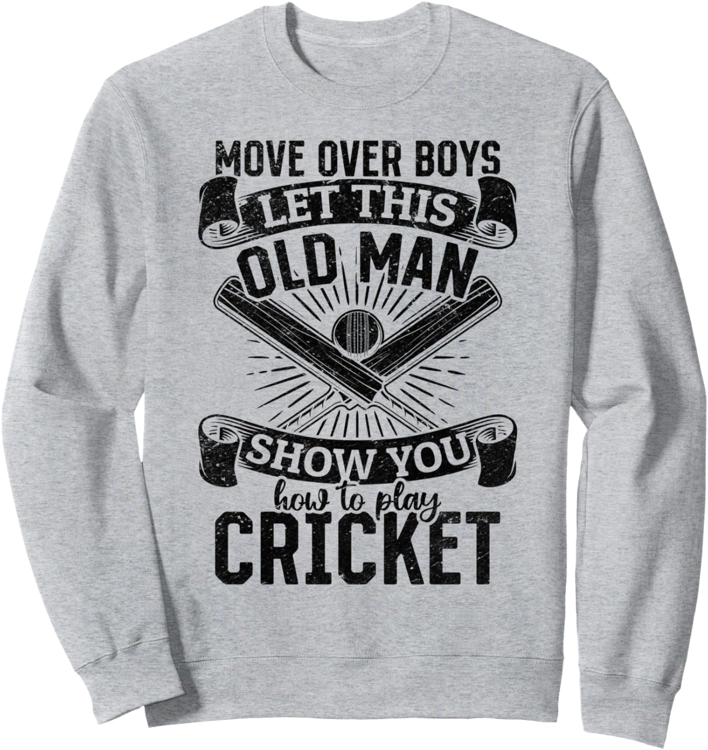 Подвиньтесь, парни! Покажите этому старику, как играть в крикет! Толстовка серого цвета Cricketing Grandpa Cricket Player
Подвиньтесь, парни! Покажите этому старику, как играть в крикет! Толстовка серого цвета Cricketing Grandpa Cricket Player