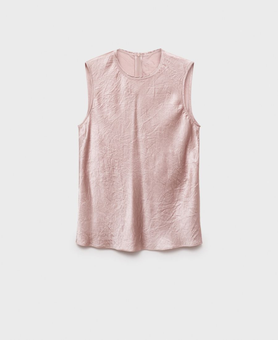 Женская атласная блузка с эффектом потертости MANGO, Pastel Pink
Женская атласная блузка с эффектом потертости MANGO, Pastel Pink