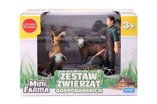 Артик, Мини-ферма, Фермерский набор - Фермер и овцы Artyk
Артик, Мини-ферма, Фермерский набор - Фермер и овцы Artyk