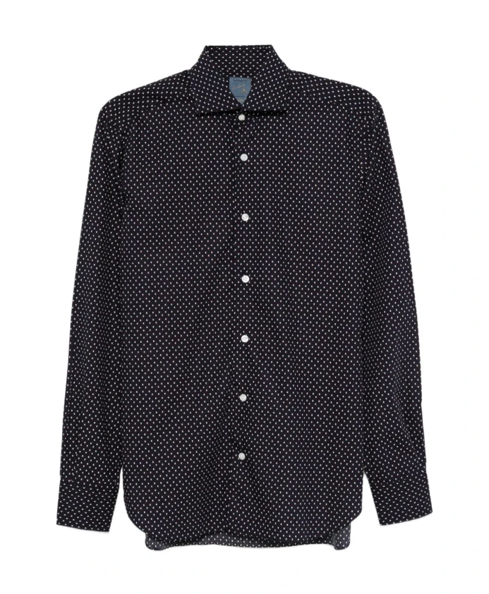 Синяя рубашка в горошек с длинными рукавами Barba, синий
Синяя рубашка в горошек с длинными рукавами Barba, синий