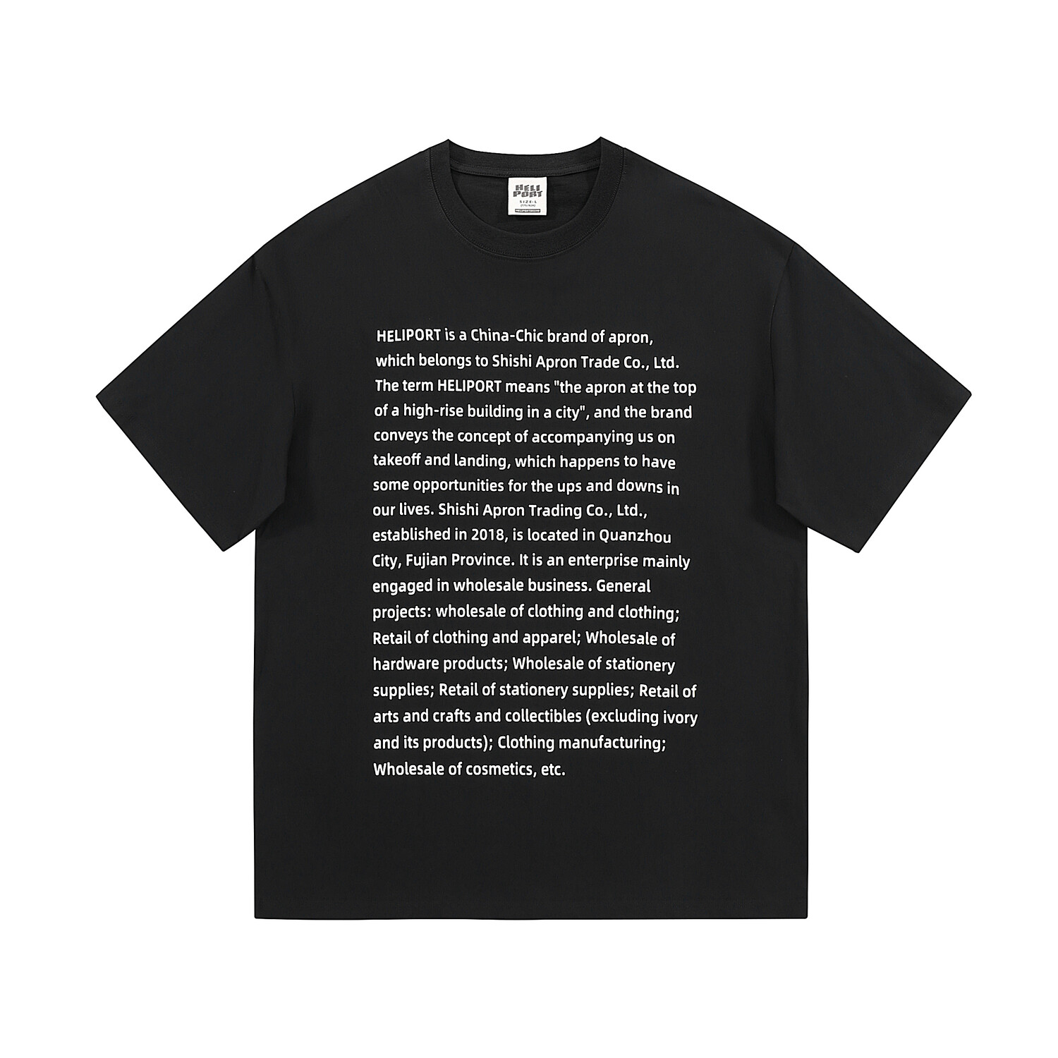 Футболка унисекс HELIPORT, Черный (длинные рукава)
Футболка унисекс HELIPORT, Черный (длинные рукава)