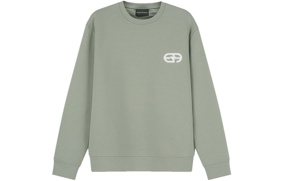 Свитер мужской шалфейно-зеленый EMPORIO ARMANI 
Свитер мужской шалфейно-зеленый EMPORIO ARMANI