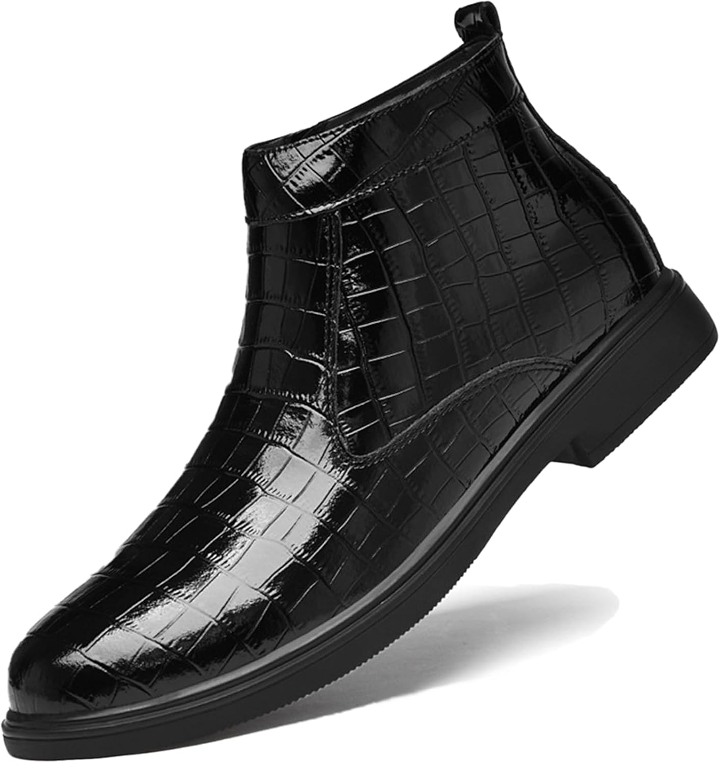 Мужские модные ботинки ADKGBE Челси из лакированной кожи с боковой молнией, зимние теплые с плюшевой подкладкой, противоскользящие, на низком массивном каблуке, классические ботильоны для свадеб, вечеринок, деловой и официальной одежды, черный
Мужские модные ботинки ADKGBE Челси из лакированной кожи с боковой молнией, зимние теплые с плюшевой подкладкой, противоскользящие, на низком массивном каблуке, классические ботильоны для свадеб, вечеринок, деловой и официальной одежды, черный