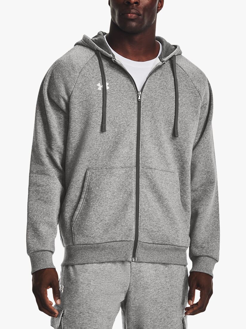 Флисовая спортивная худи Rival на молнии во всю длину Under Armour, светлый хизер/белый
Флисовая спортивная худи Rival на молнии во всю длину Under Armour, светлый хизер/белый