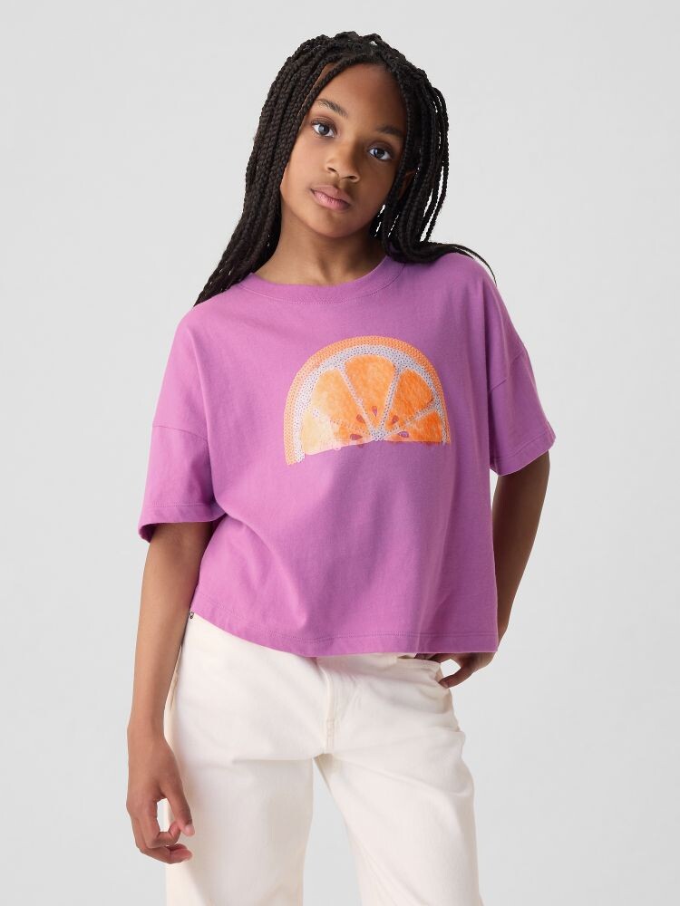 Детская футболка с принтом Gap, фиолетовый
Детская футболка с принтом Gap, фиолетовый