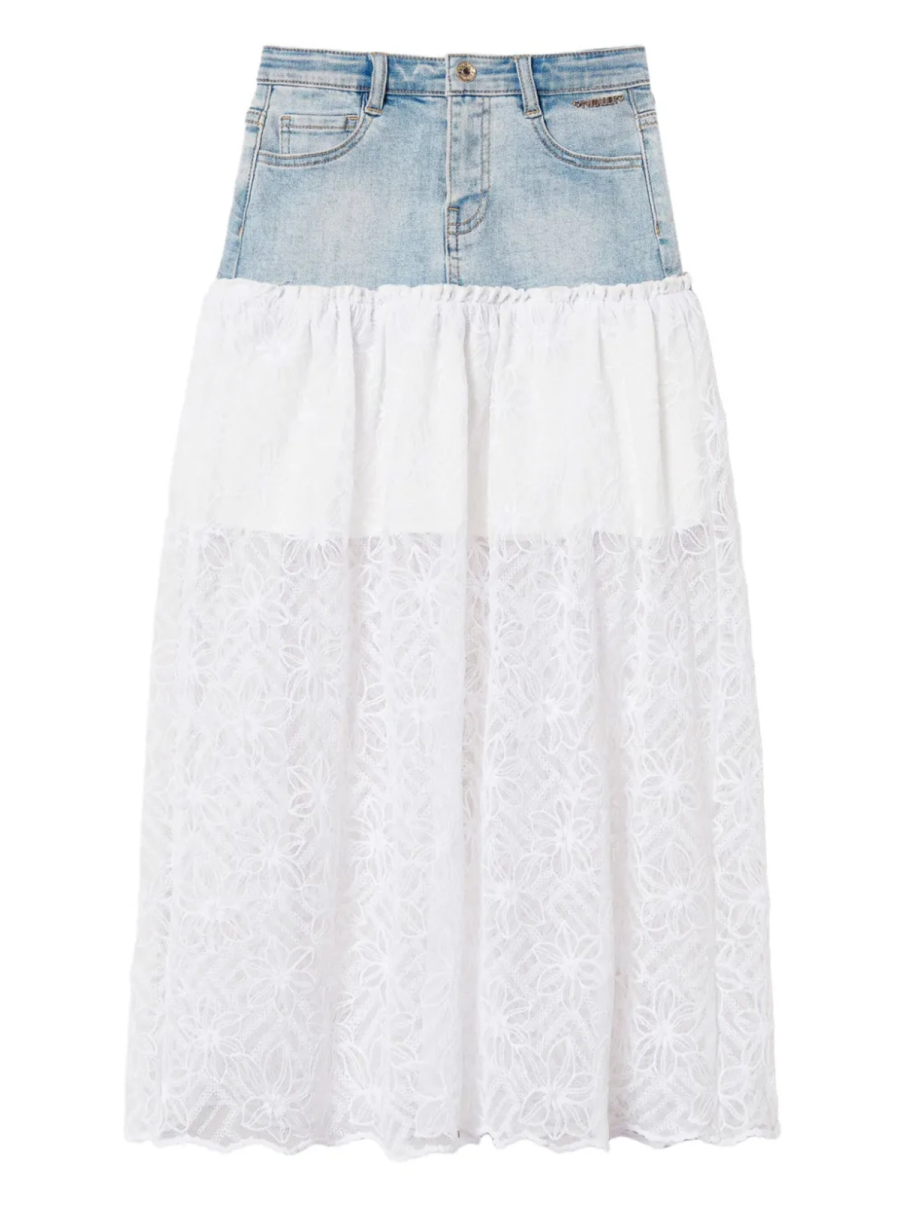 Джинсовая юбка TWINSET Kids, синий
Джинсовая юбка TWINSET Kids, синий