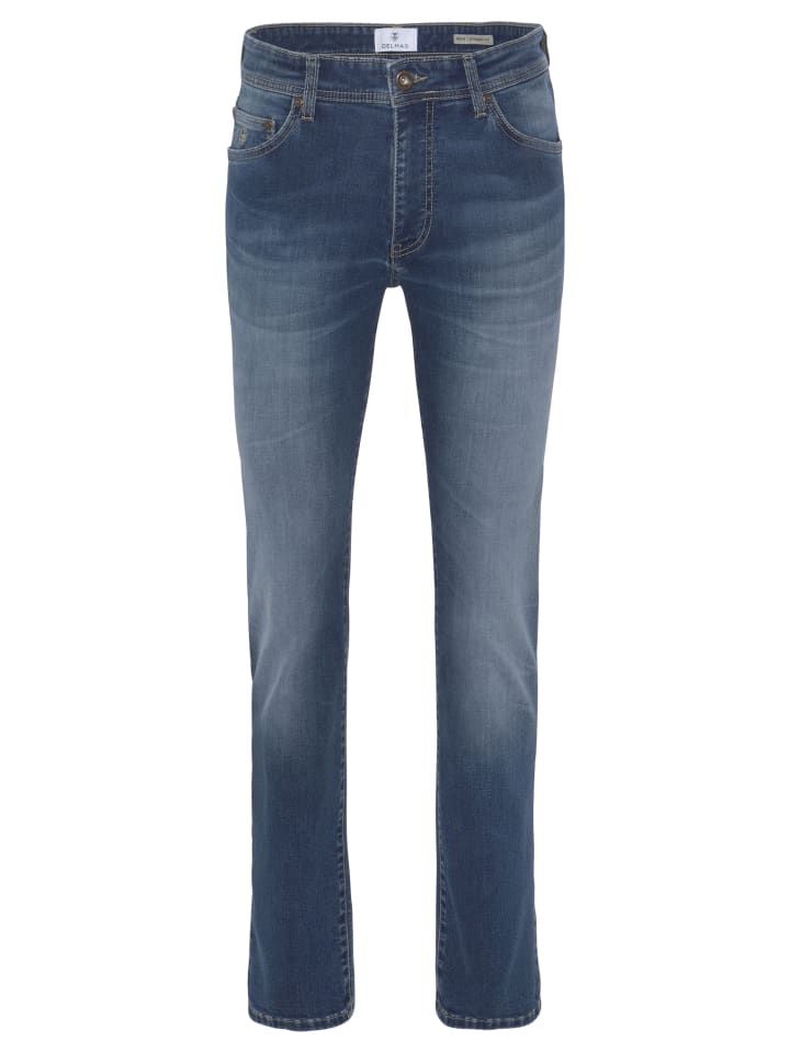 Delmao Поношенные синие эластичные джинсы
Delmao Поношенные синие эластичные джинсы