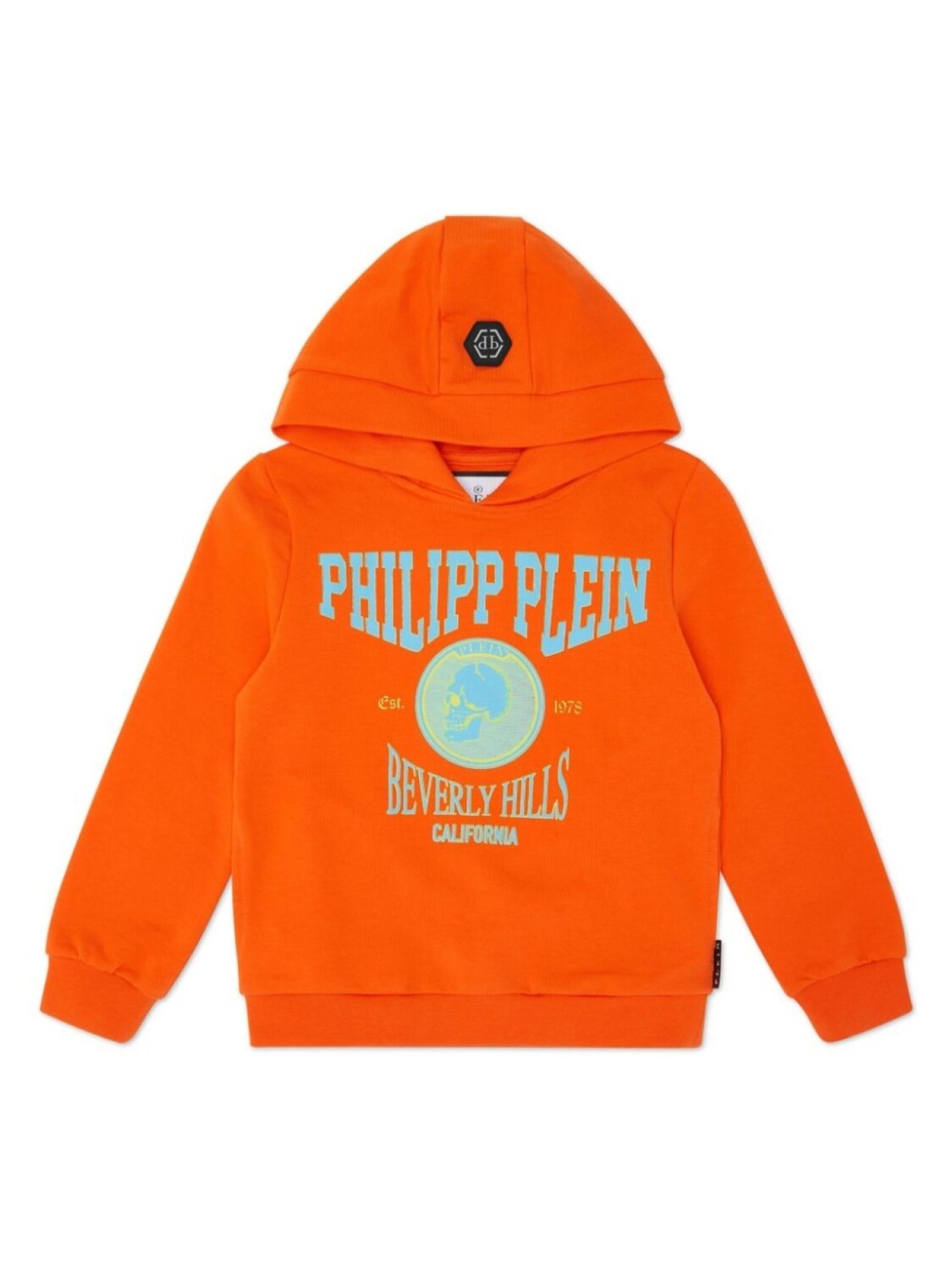 Philipp Plein худи с логотипом, оранжевый 
Philipp Plein худи с логотипом, оранжевый