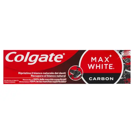 Зубная паста Max White Charcoal Whitening - 75 мл Colgate
Зубная паста Max White Charcoal Whitening - 75 мл Colgate
