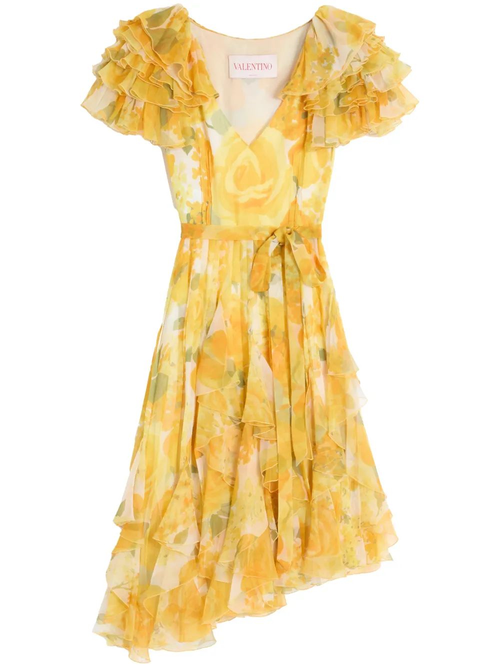 Шифоновое платье миди Papier Floral VALENTINO GARAVANI, желтый
Шифоновое платье миди Papier Floral VALENTINO GARAVANI, желтый