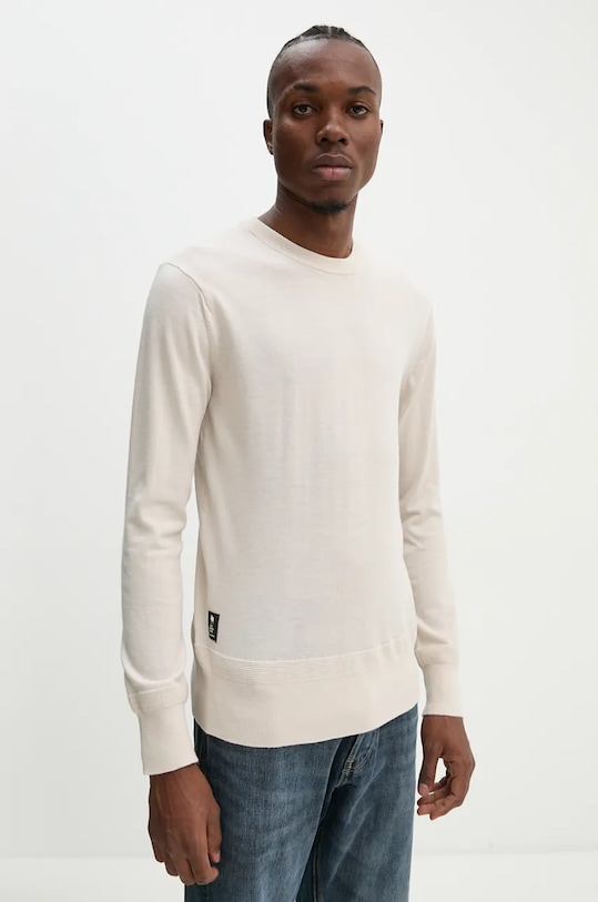 Шерстяной свитер G-Star, бежевый
Шерстяной свитер G-Star, бежевый