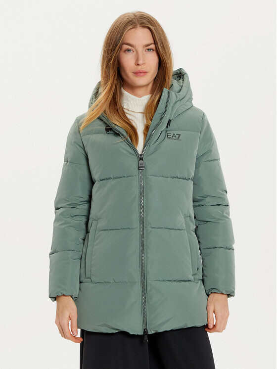 Пуховик стандартного кроя Ea7 Emporio Armani, зеленый
Пуховик стандартного кроя Ea7 Emporio Armani, зеленый