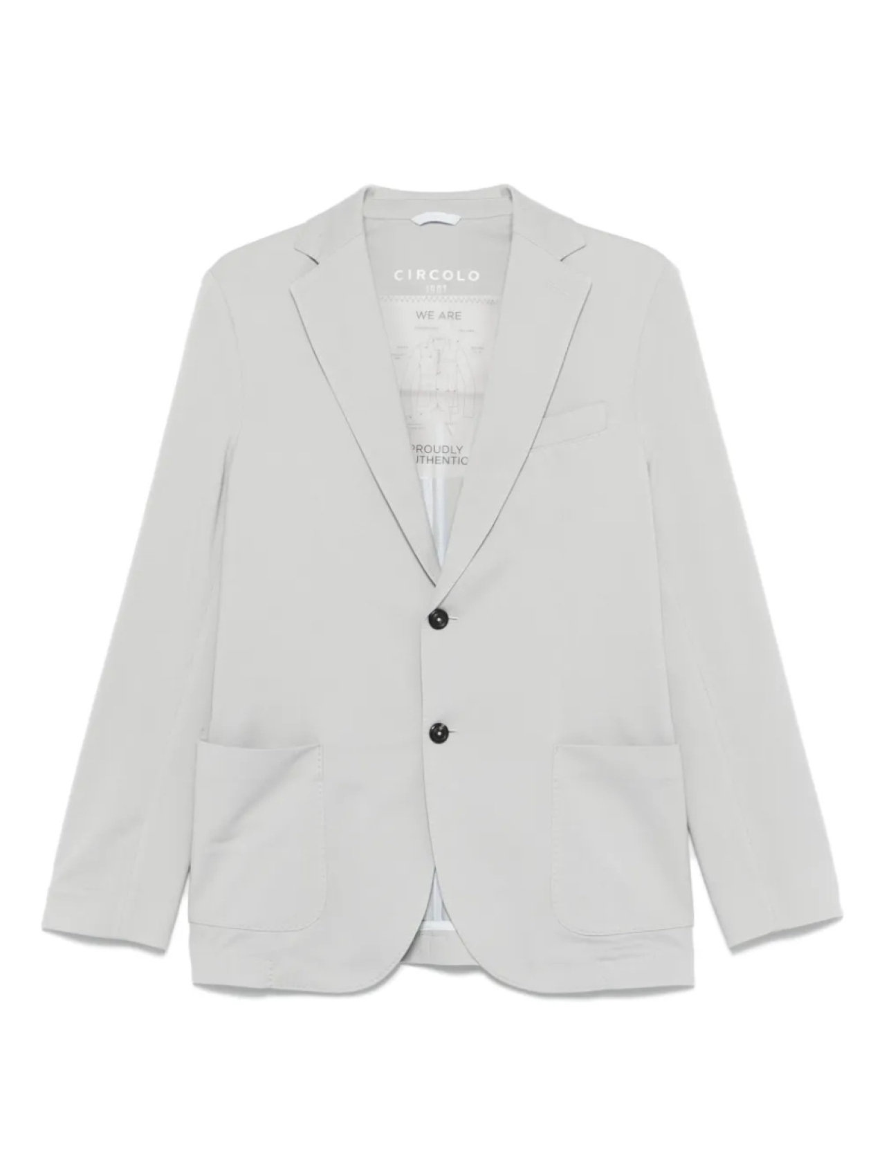 Пиджак из ткани пике Circolo 1901, серый 
Пиджак из ткани пике Circolo 1901, серый