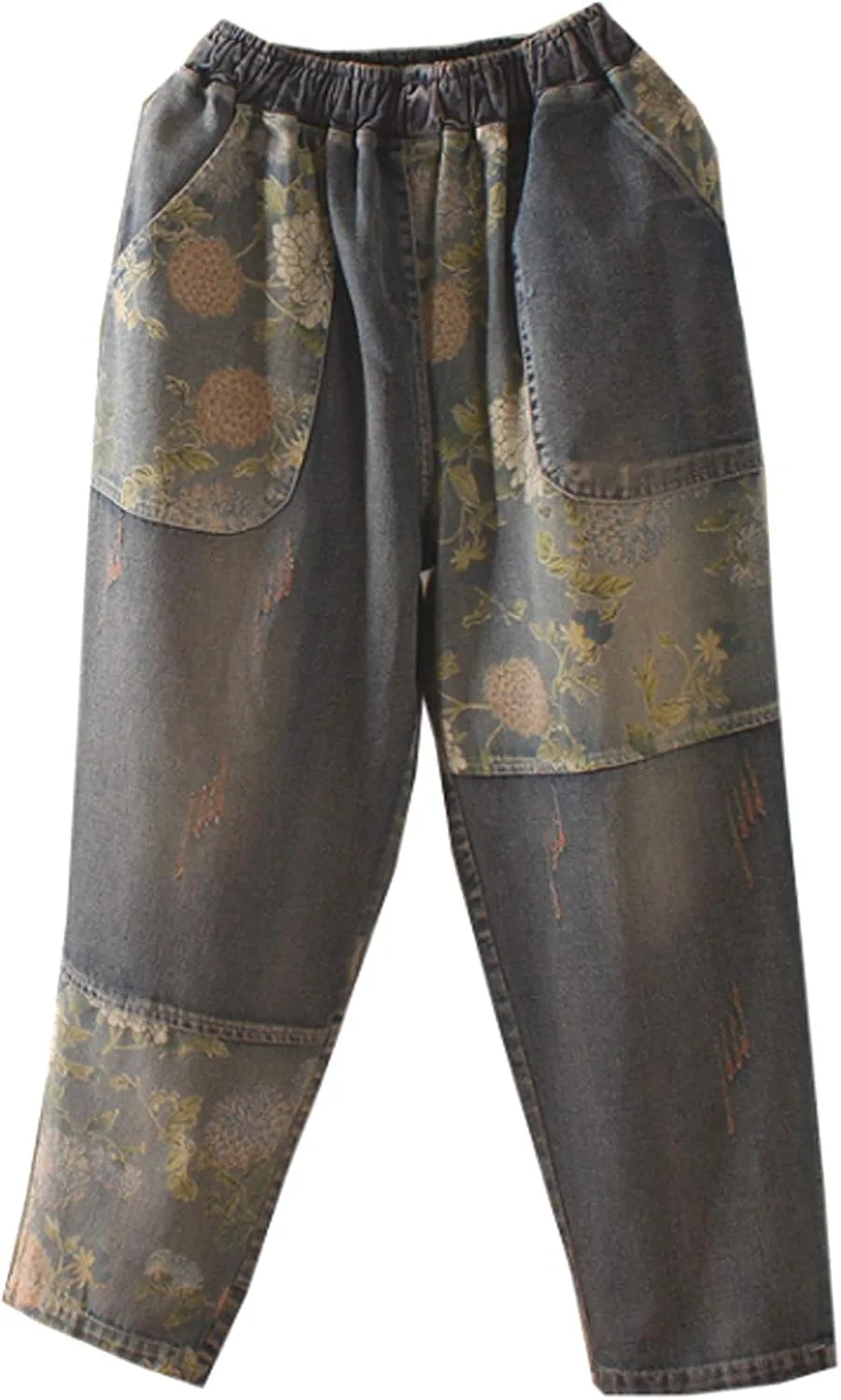 Женские джинсы свободного кроя с широкими штанинами и эластичным поясом Legou
Женские джинсы свободного кроя с широкими штанинами и эластичным поясом Legou