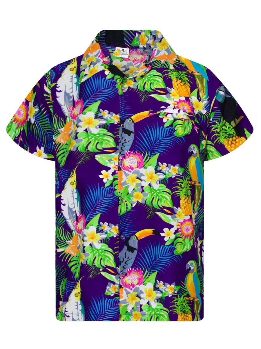 Рубашка King Kameha Parrot Cockatoo, фиолетовый
Рубашка King Kameha Parrot Cockatoo, фиолетовый