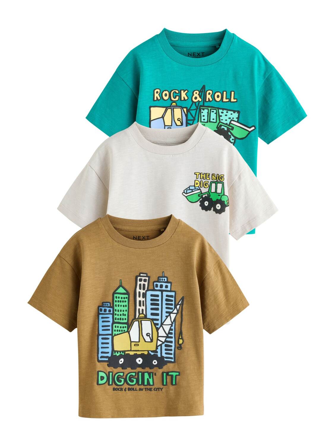 Next Футболка в синем, коричневом и белом цветах
Next Футболка в синем, коричневом и белом цветах