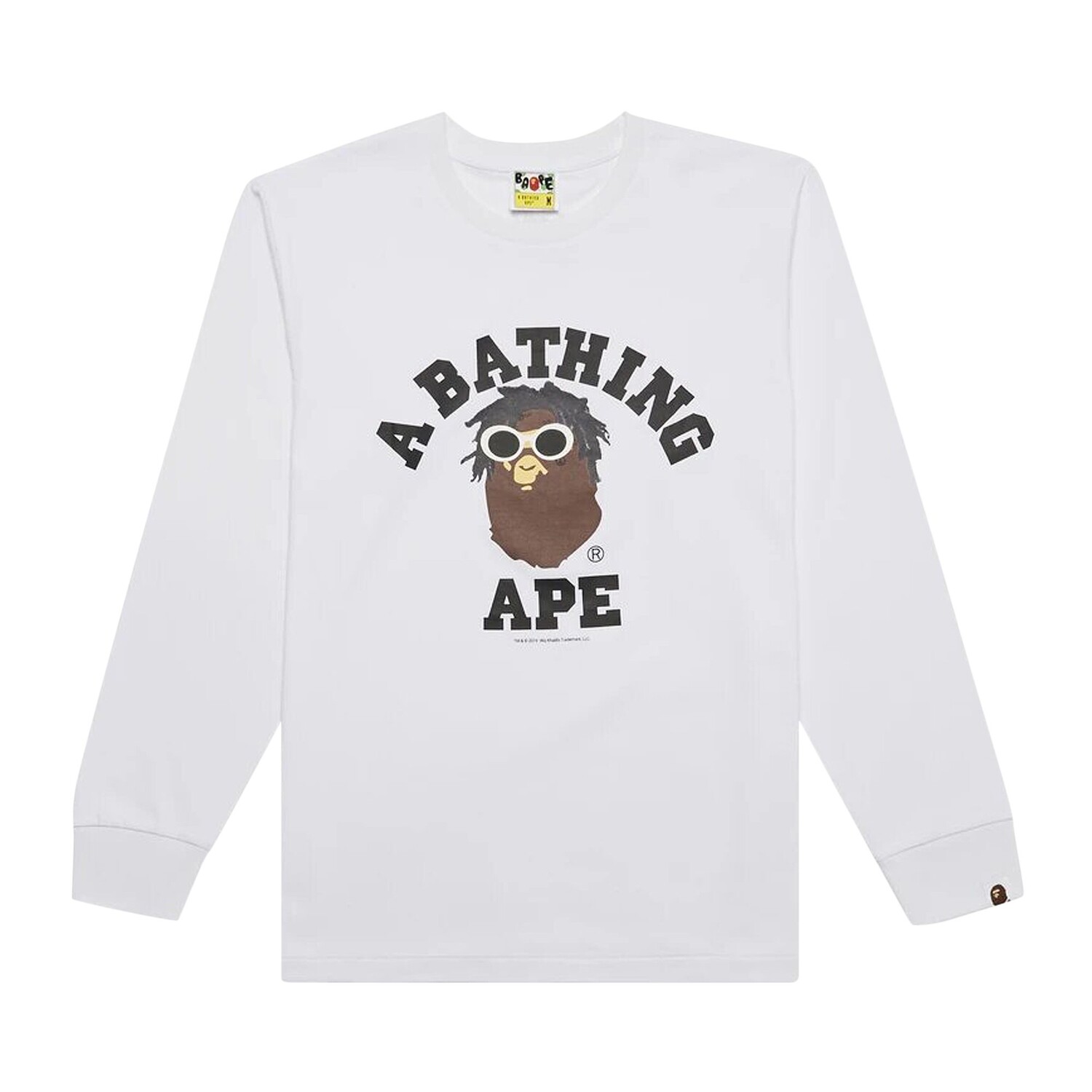 Футболка BAPE College L/S Белая
Футболка BAPE College L/S Белая