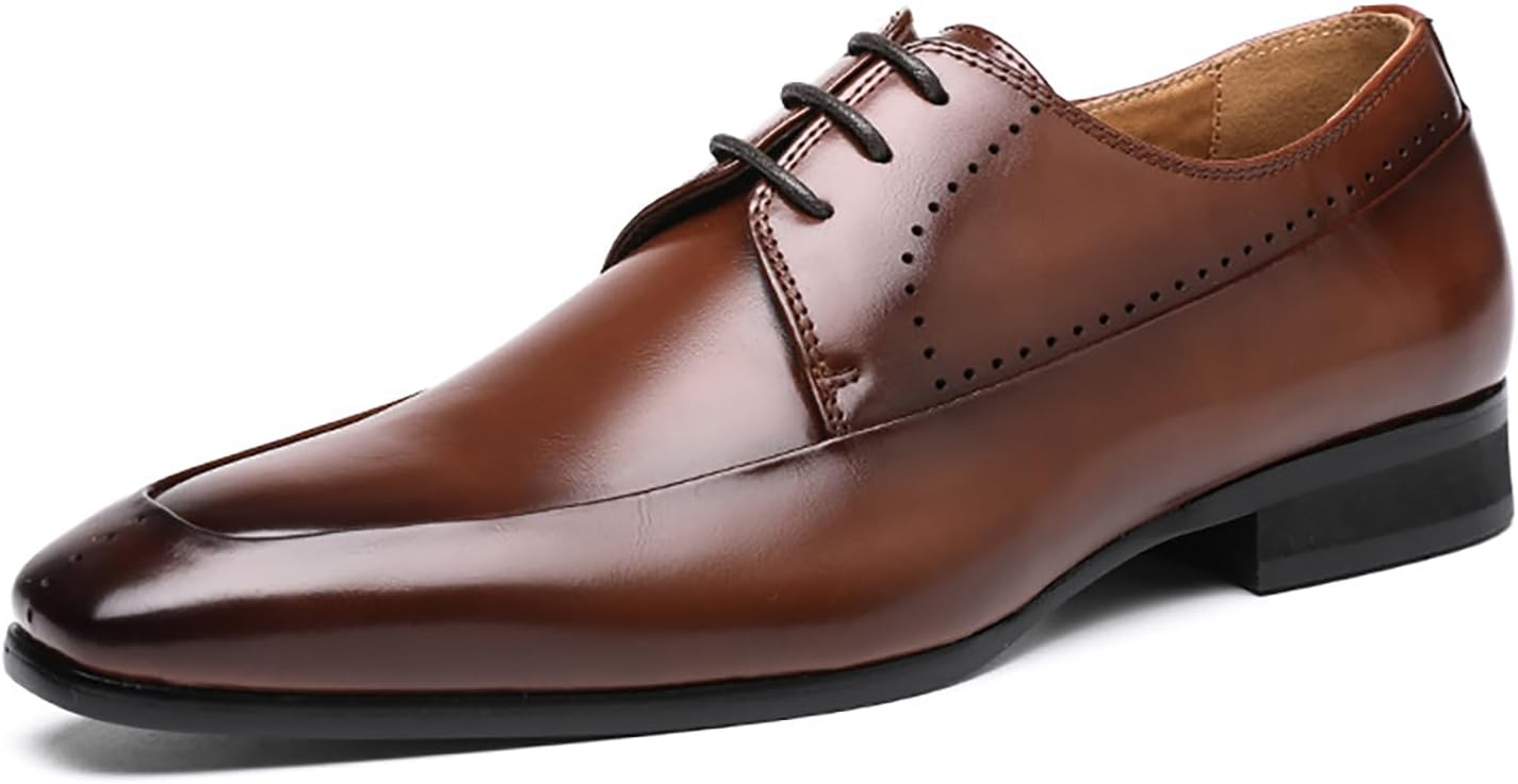 Мужские кожаные оксфорды с квадратным носком, классические удобные туфли на шнуровке, низкий каблук, свадебные и деловые дерби Lvomu, коричневый
Мужские кожаные оксфорды с квадратным носком, классические удобные туфли на шнуровке, низкий каблук, свадебные и деловые дерби Lvomu, коричневый
