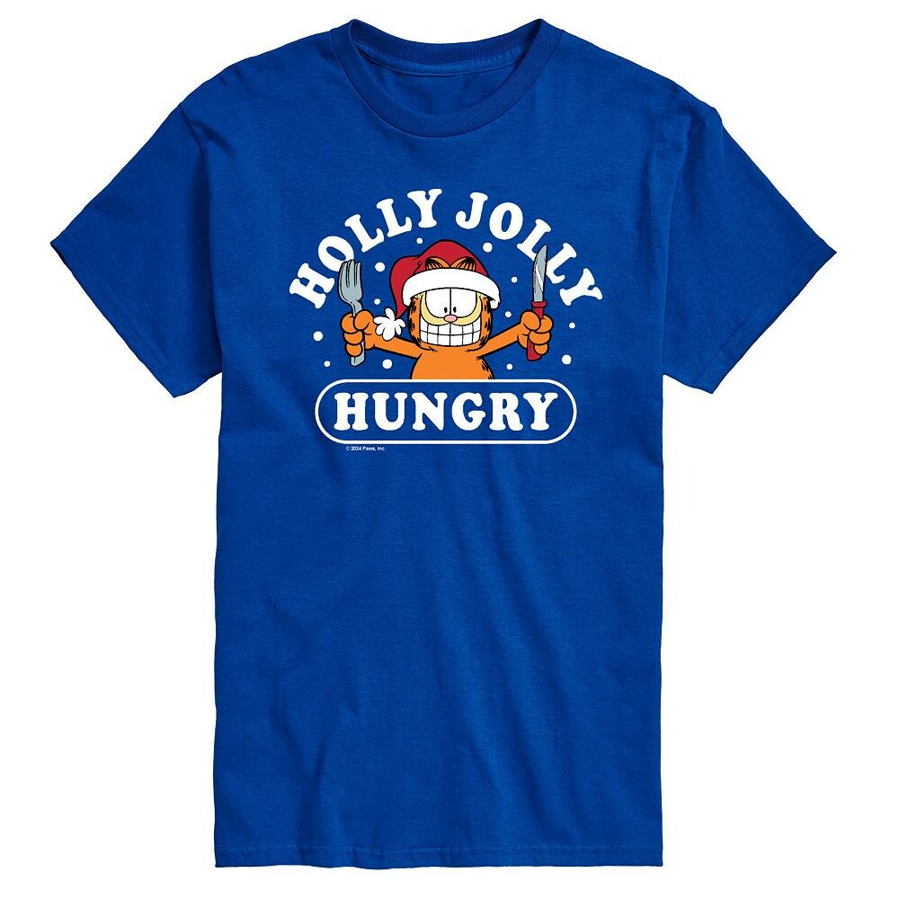 Мужская футболка с рисунком Garfield Holly Jolly Hungry Licensed Character, синий
Мужская футболка с рисунком Garfield Holly Jolly Hungry Licensed Character, синий
