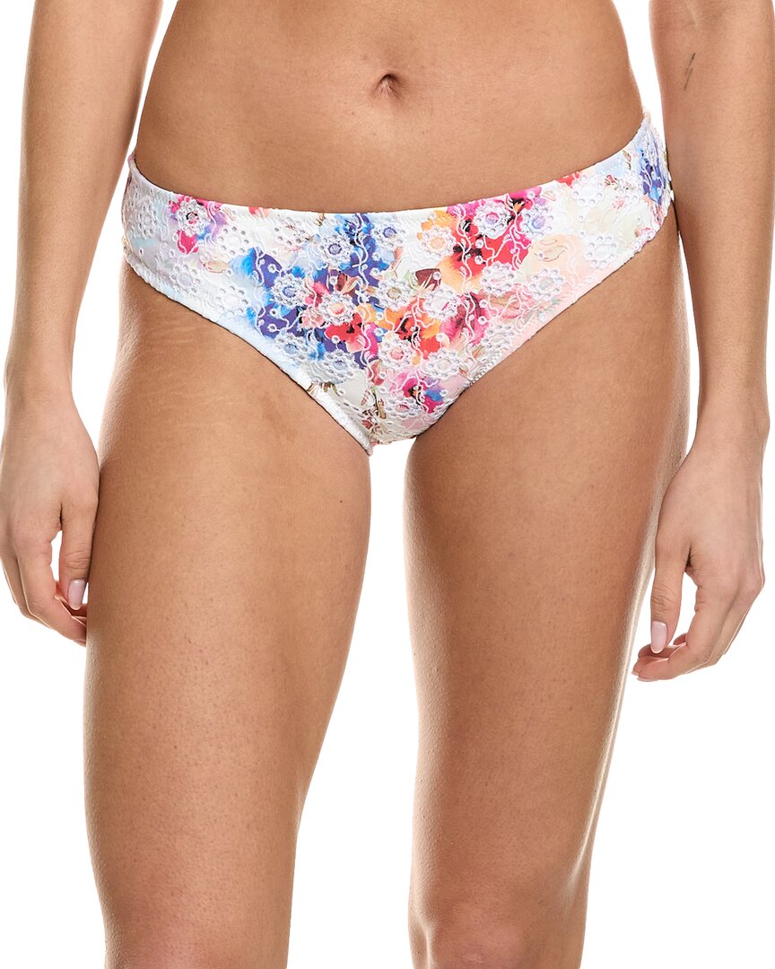 Джонни Вас Хипстерские бикини-трусики с ажурной вставкой Johnny Was, белый
Джонни Вас Хипстерские бикини-трусики с ажурной вставкой Johnny Was, белый