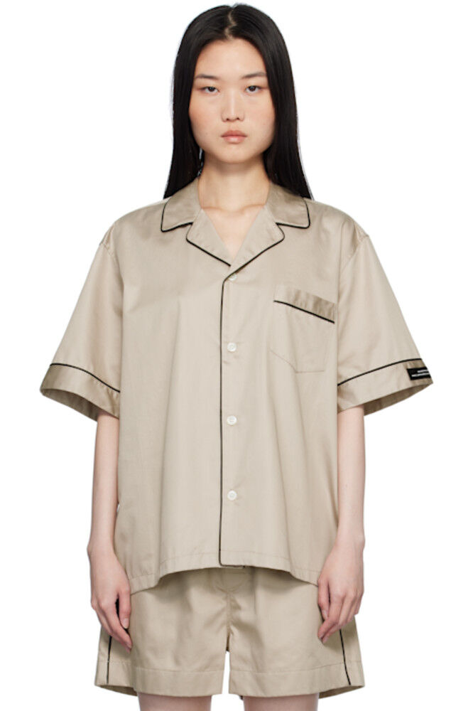 Пижамная рубашка с короткими рукавами цвета серо-коричневый сорбетто MAGNIBERG
Пижамная рубашка с короткими рукавами цвета серо-коричневый сорбетто MAGNIBERG