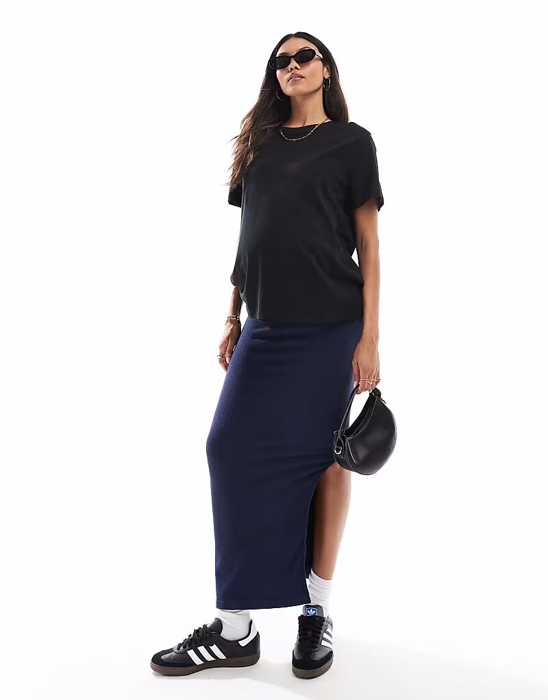 Mamalicious Maternity бесшовная юбка макси с открытыми плечами темно-синего цвета Mama.licious
Mamalicious Maternity бесшовная юбка макси с открытыми плечами темно-синего цвета Mama.licious