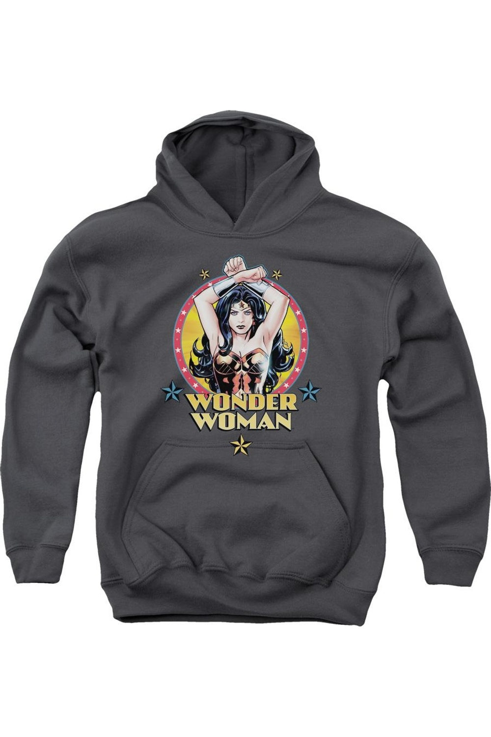 Толстовка с капюшоном "Могучая женщина" из Лиги Справедливости Америки для молодежи Gildan, Charcoal
Толстовка с капюшоном "Могучая женщина" из Лиги Справедливости Америки для молодежи Gildan, Charcoal