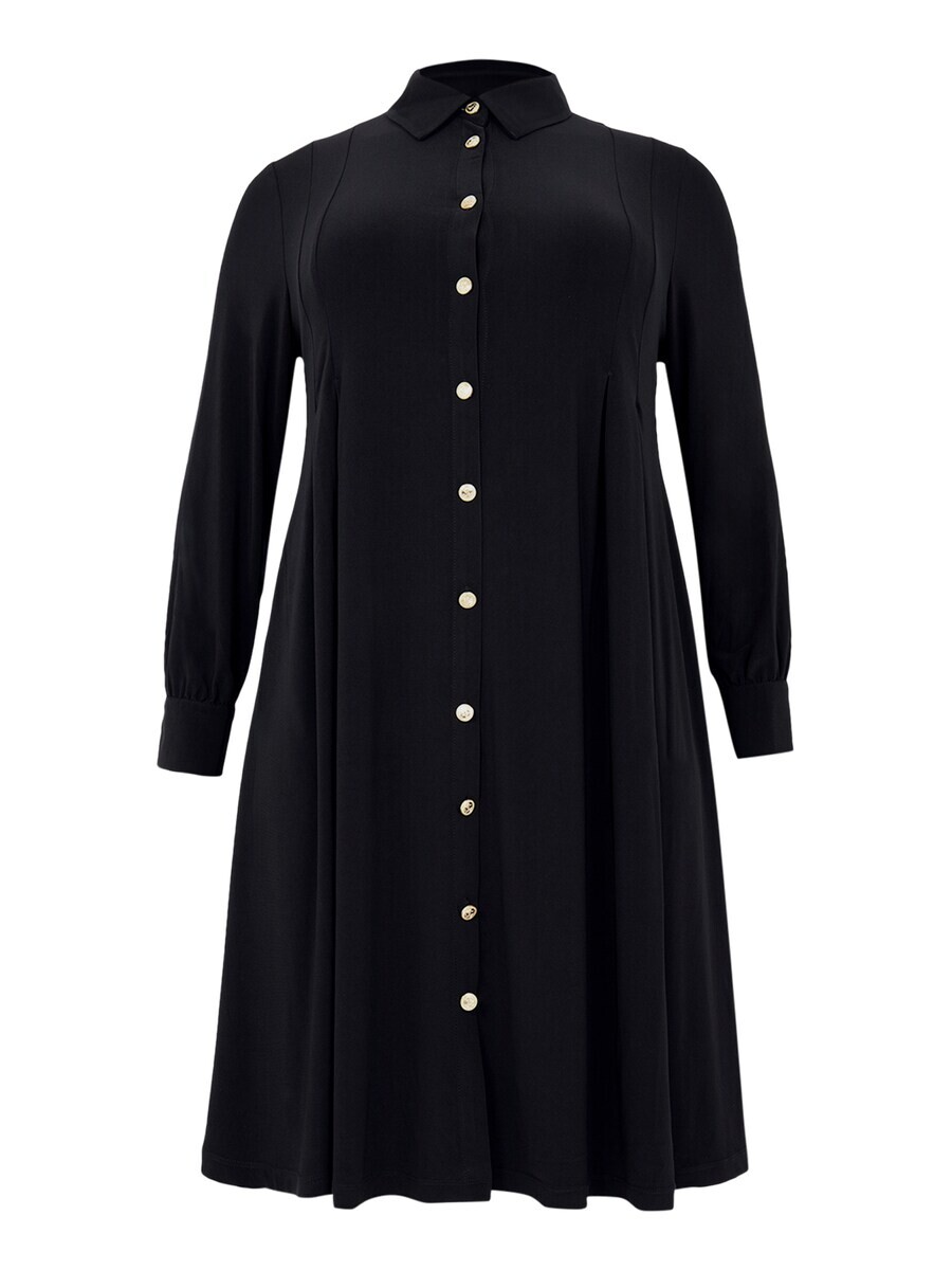 Платье рубашка YOEK Shirt Dress, черный 
Платье рубашка YOEK Shirt Dress, черный