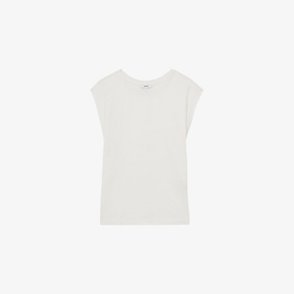 Футболка льняная Reiss Mara с рукавами-крылышками, белый
Футболка льняная Reiss Mara с рукавами-крылышками, белый