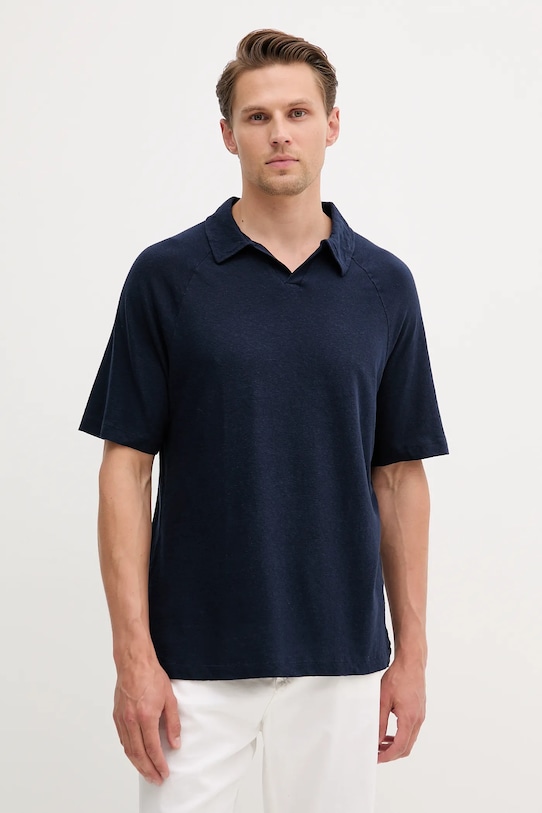 Льняная поло United Colors Of Benetton, темно-синий
Льняная поло United Colors Of Benetton, темно-синий
