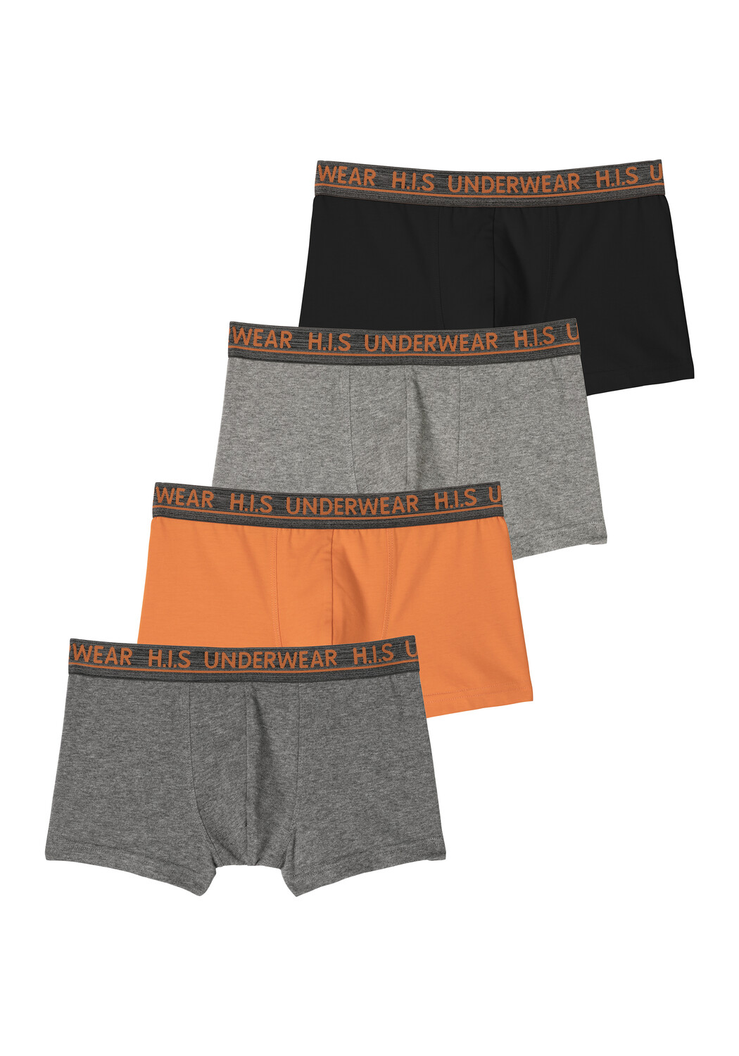 Боксеры HIS Boxer, цвет orange, anthrazit-meliert, schwarz, grau-meliert
Боксеры HIS Boxer, цвет orange, anthrazit-meliert, schwarz, grau-meliert